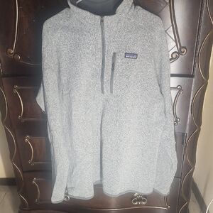 Patagonia Men's Zip-Up Sweater in Gray